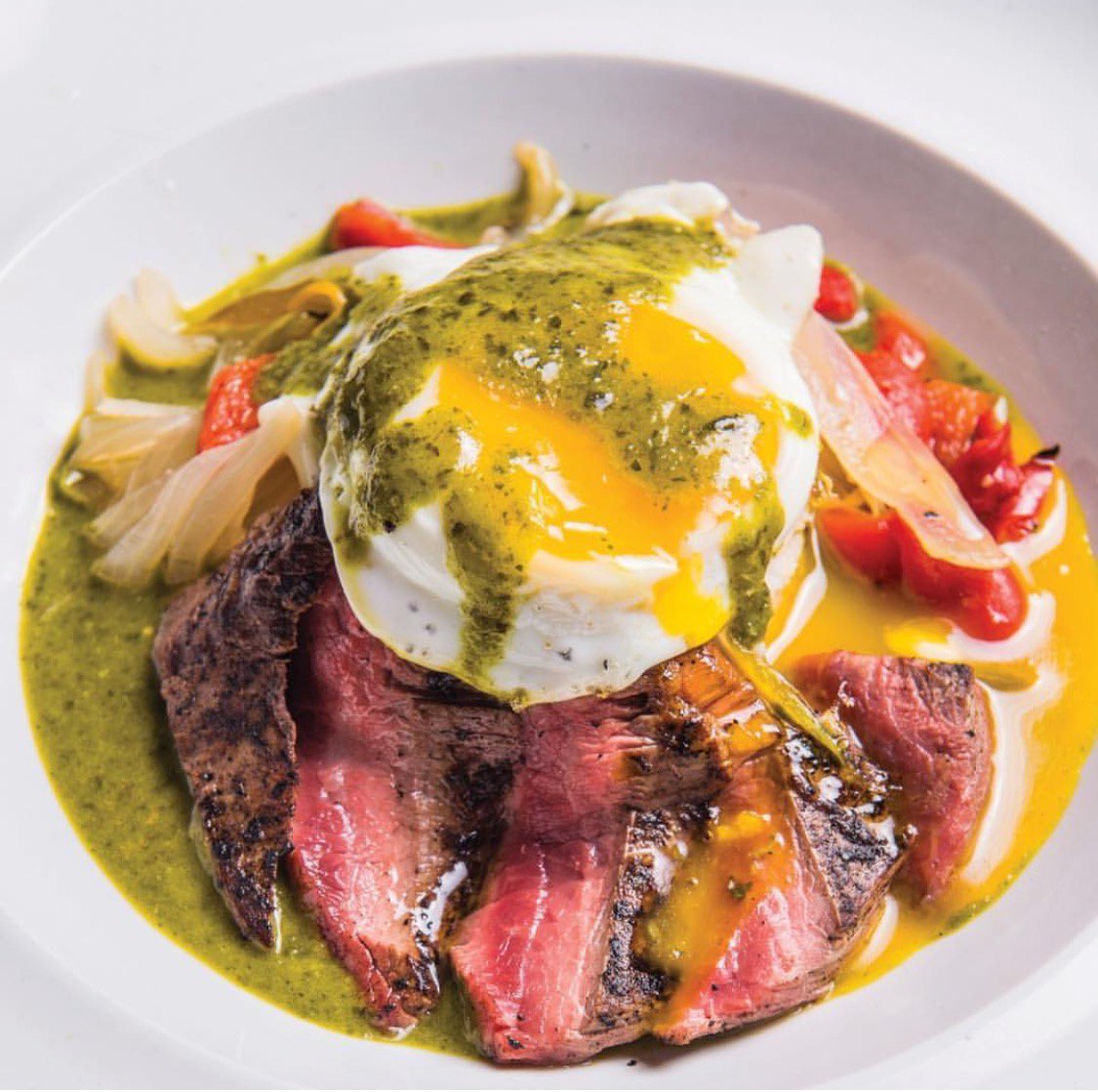 Come try our steak, eggs, and grits today! #ordinarypub #BrunchLife #Savannah