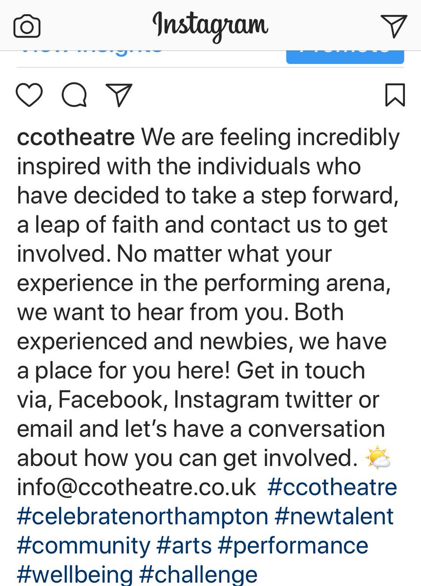 #ccotheatre #CelebrateNorthampton