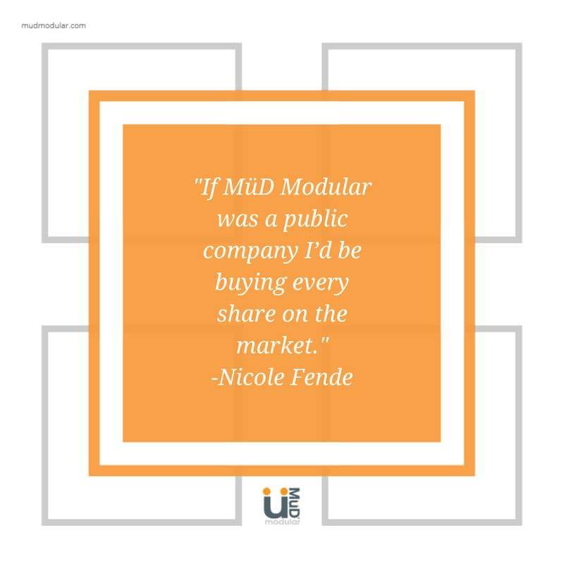 MuDModular's tweet photo. ❤ our clients. They ROCK. @NicoleAFende she's the BEST in her biz Check her out. https://t.co/iODV4hu3mq