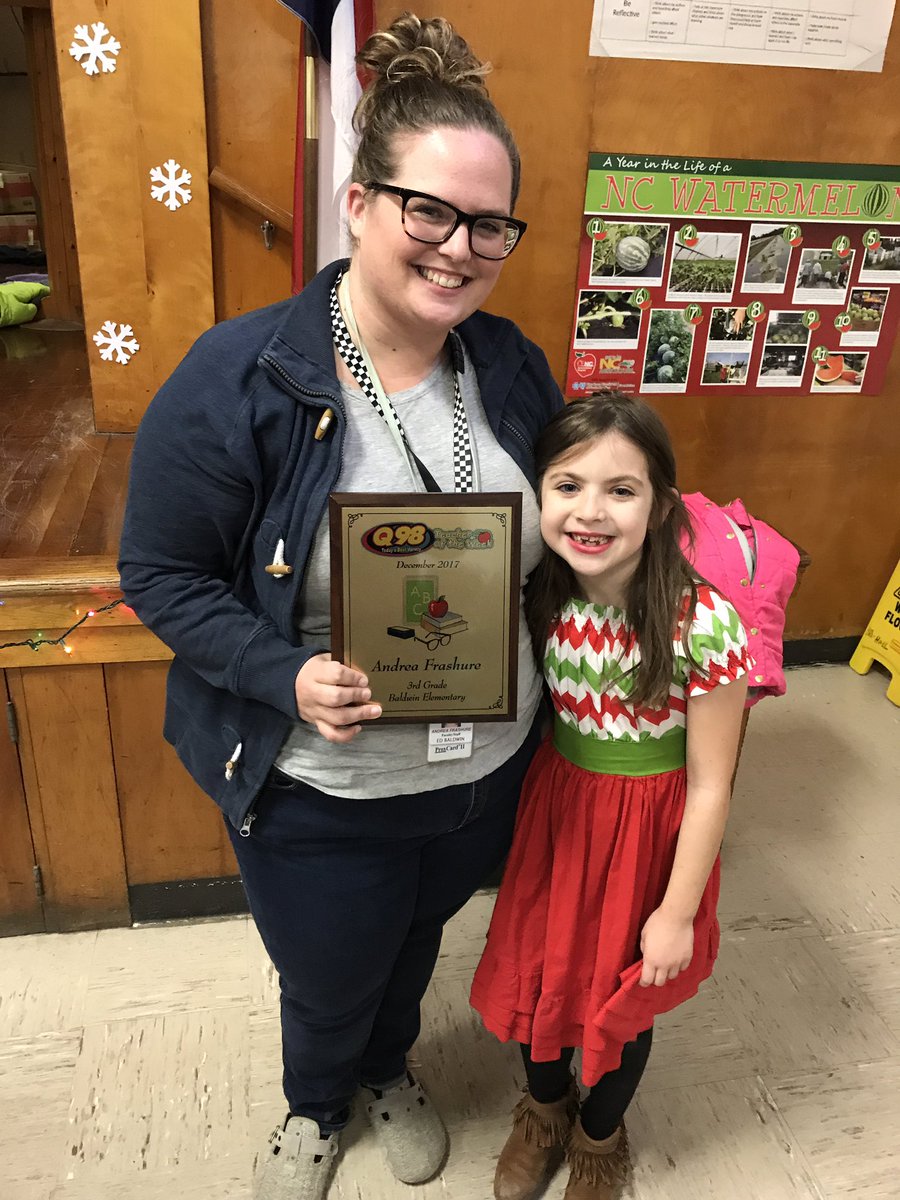 astone0812's tweet photo. One of our @EdVBaldwin teachers won this weeks Teacher of the Week from #q98 Congrats to Ms. Frashure!! https://t.co/L5FpF5aZpN