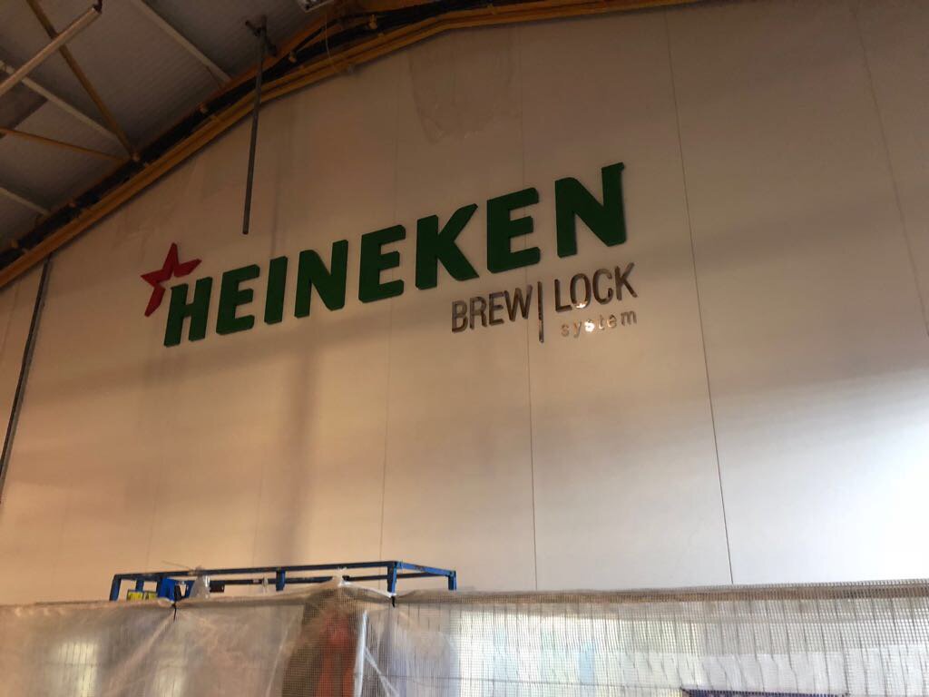 PRSYorkshire's tweet photo. Brand new Warehouse Signage complete for John Smiths Brewery in Tadcaster. Another Amazing job! 🍻 https://t.co/gflGXzfGSm