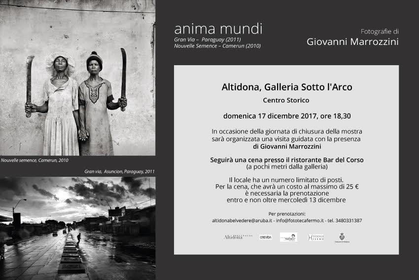 premiovolponi's tweet photo. Domenica incontro ore 18.30 #Altidona con fotografo #GiovanniMarrozzini chiuderà la mostra #Animamundi, organizzata con #AltidonaBelvedere e #FototecaprovincialeFermo (ore 17-20 / 348.0331387 - altidonabelvedere@aruba.it - info@fototecafermo.it)
#premiovolponi #premiovolponi2017 https://t.co/HApJ6L0eki