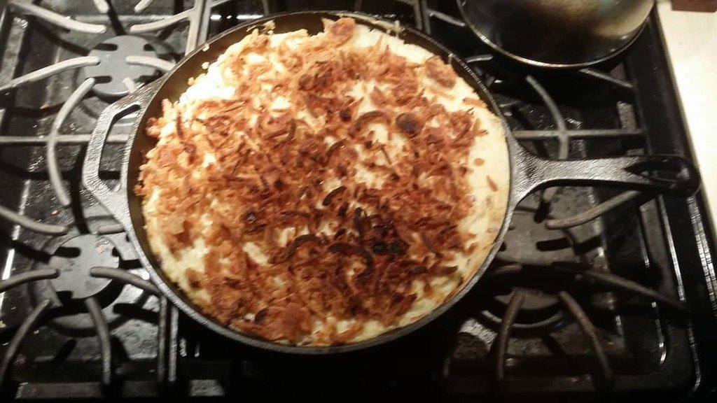 BrittenMcDowell's tweet photo. #castiron #lodgecastiron #shepherdspie #northmiddle #goldenspoon
It is title defense of the Golden Spoon day! I can not wait to see what the other fantastic cooks bring!!! The theme was one pot meal and I hope the judges find our family favorite to be s… https://t.co/zxTPyjPPrm https://t.co/RqolSogK0n