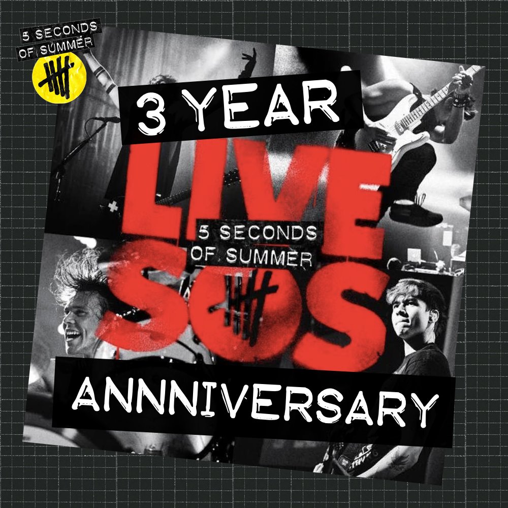 Bkstg's tweet image. #OnThisDay: @5SOS released #LiveSOS in 2014 📆🎂💿 s.bkstg.com/DCySSmw