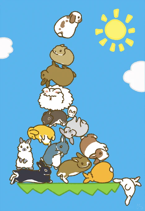 うさぎタワーバトル… 
