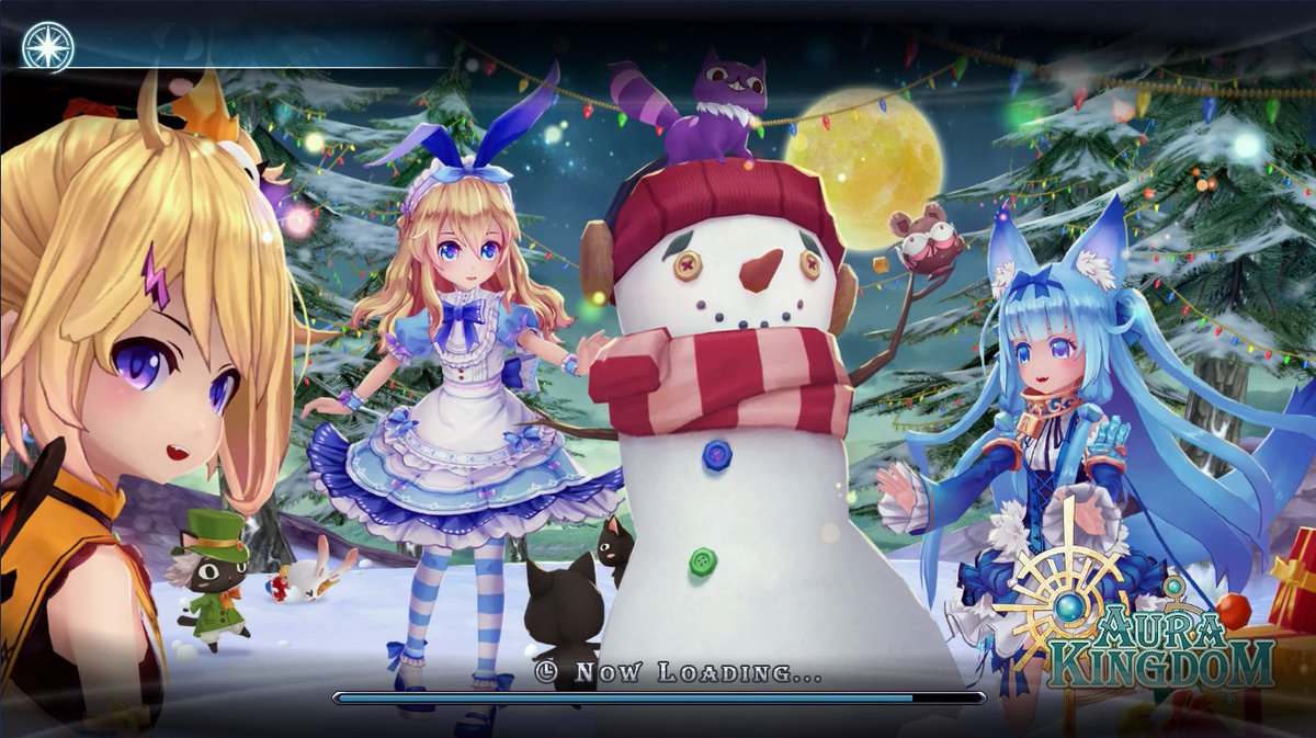 KyuubiElly's tweet photo. And Aura @AuraKingdom is ready for Xmas too!! 😀
#aurakingdom #newloadingscreen #Christmas https://t.co/7dgMBlwQiM