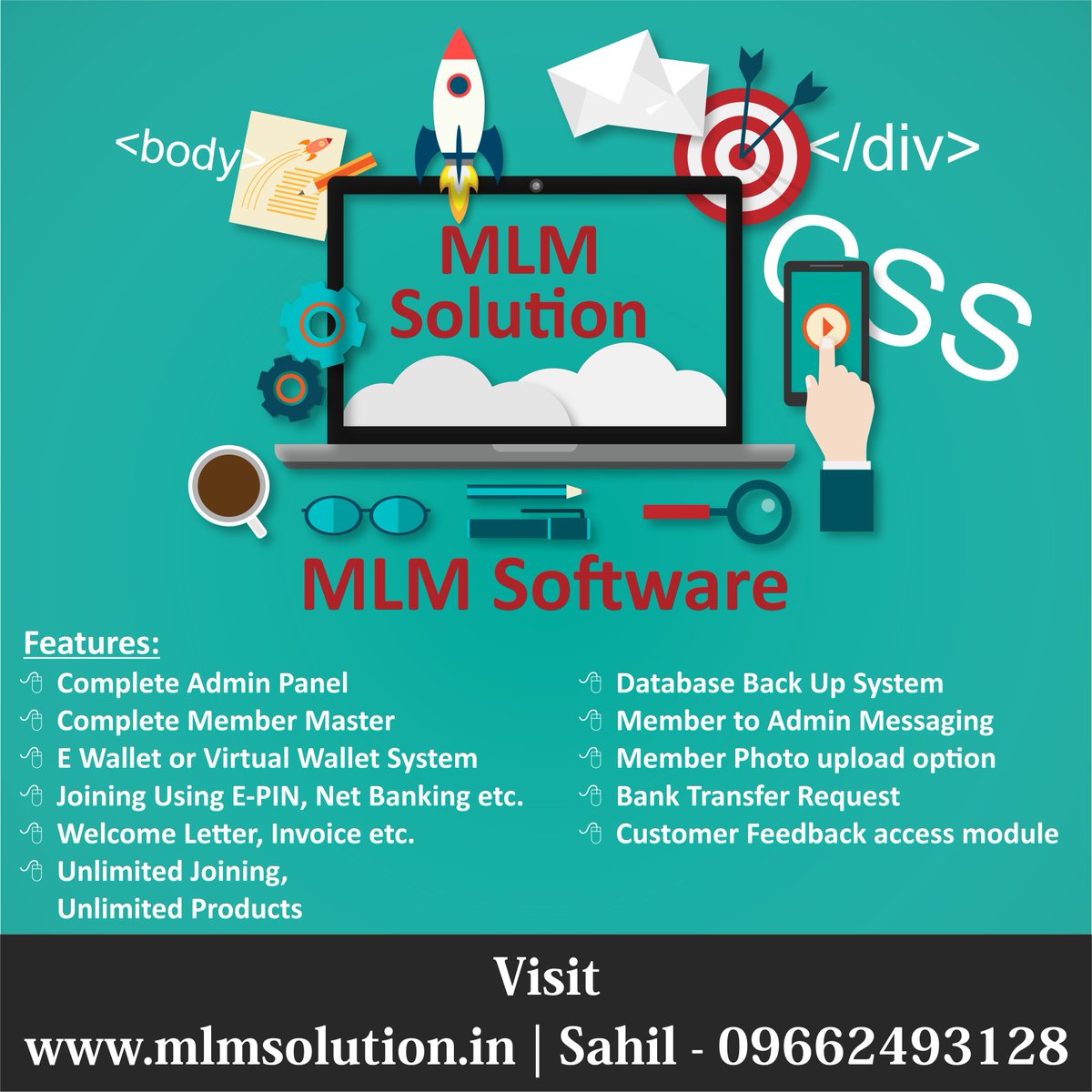 mlmsolution9985's tweet image. #MLMSolution
#Software At It's Best
Complete Admin Panel
Complete Member Master
E Wallet or Virtual Wallet System
Database Back Up System
Bank Transfer Request
Customer Feedback access module and more....
#MLMCompany
#Service
#India
#MLMProduct
#Suplier
#MLMProductSuplier
#Newton