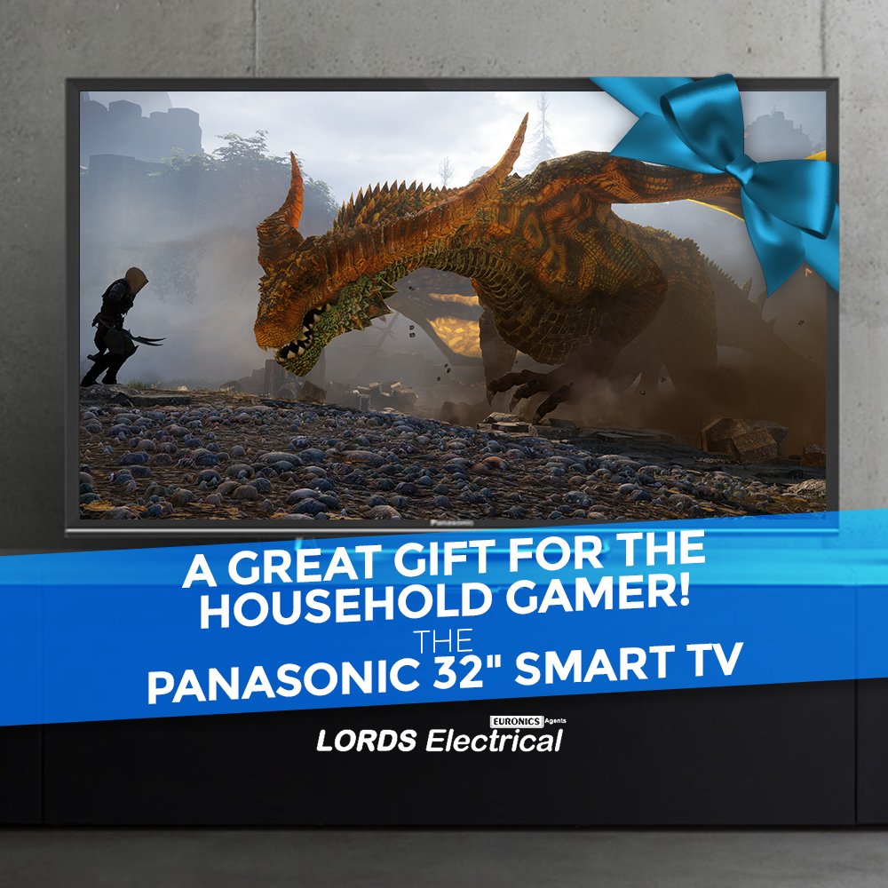 Have you seen the Panasonic TX32ES503B? At 32” we think this TV makes the perfect Christmas gift for the household gamers! As an extra added bonus, the model benefits from a 5 year guarantee and built-in Wi-Fi! Purchase online at bit.ly/2z7erLA