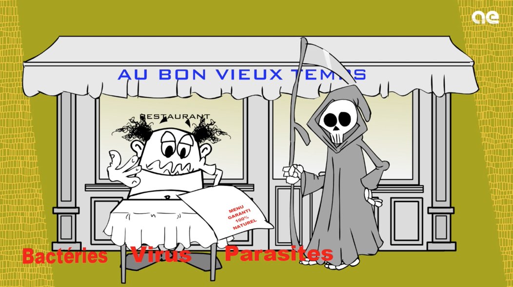 AEGRW's tweet photo. « Avant les #pesticides, notre nourriture était meilleure » 
Vraiment ? bactéries, virus, parasites = parmi les principales causes de décès du début XXème ! Explications en vidéo > https://t.co/hPfYTT0sYD https://t.co/vC2y9fSBRj