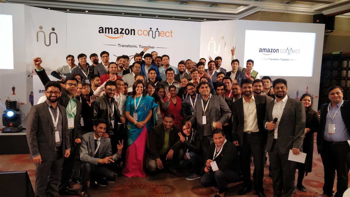 mbthejus's tweet photo. ATES team at Partner Conference #amazonpartnerconnect https://t.co/SzZebckG9c