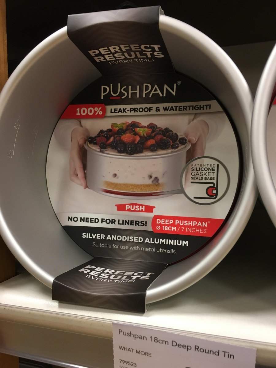 Fantastic to see our patented PushPan® range of leak-proof watertight aluminium #bakeware now available in <a href="/LeekesLtd/">Leekes</a> department stores Crosshands, Llantrisant, Melksham and Bilston.