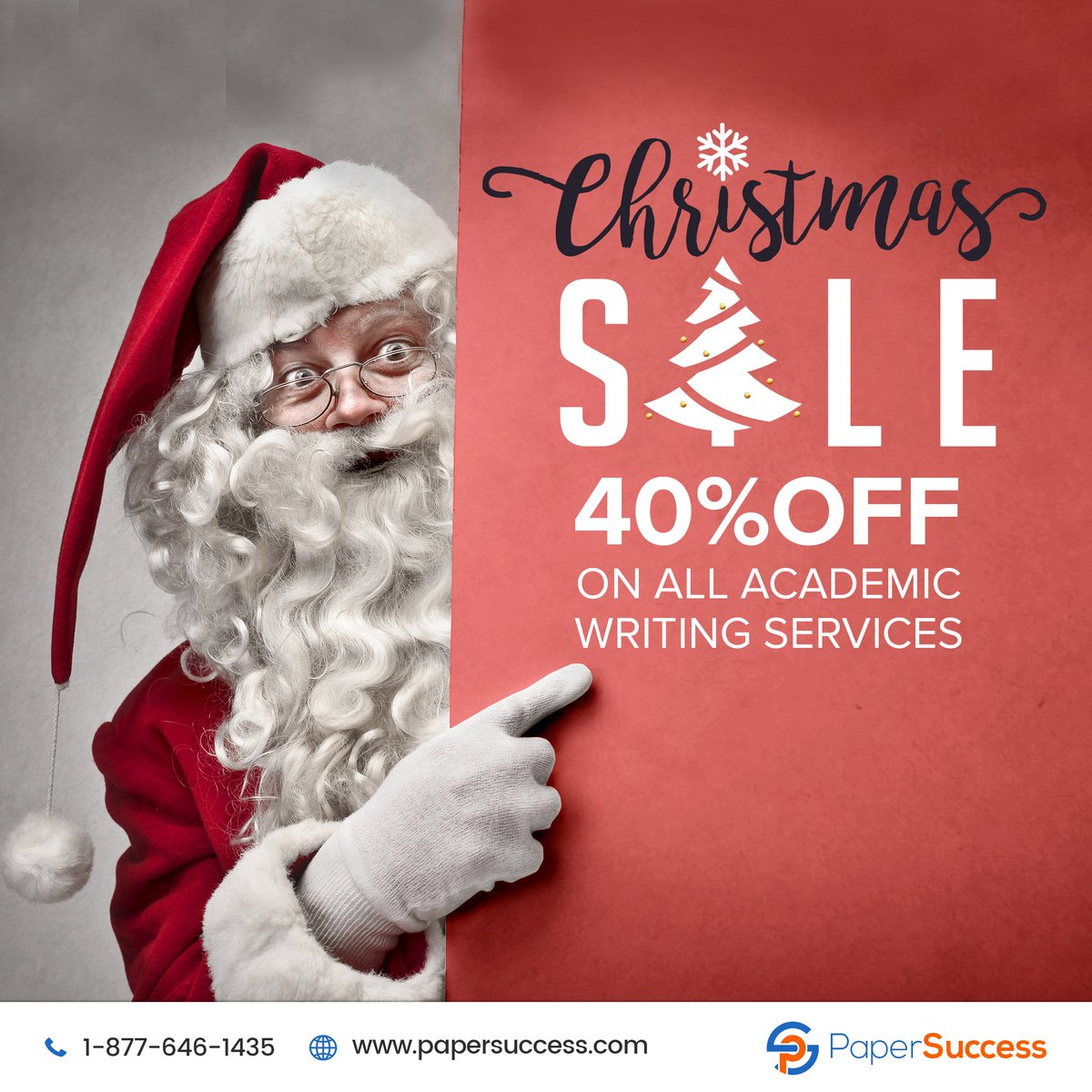 PaperSuccess's tweet photo. #Christmas #Sale!!! 
Avail 40% OFF On All #Academic #Writing #Services
#PaperSuccess #Offer #USA #Contact https://t.co/BDqrU53AzN