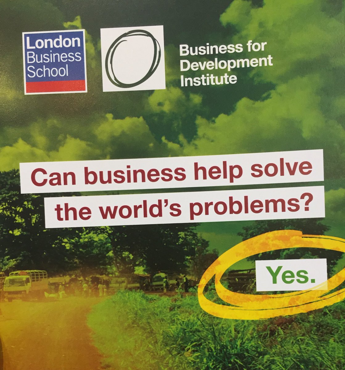 ThinkPlanThrive's tweet photo. "If ever there was a time to be challengers and disruptors it's now." Lord Malloch Brown @LBS #businessfordevelopment #impactinvesting #innovation https://t.co/sCJxwGUiVL