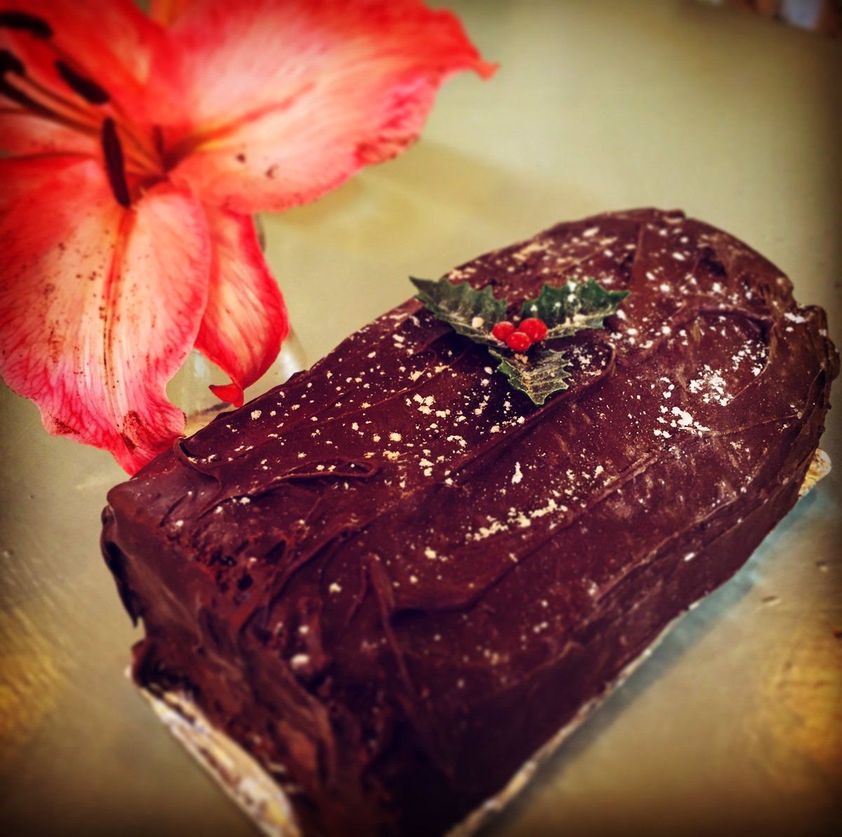 Our homemade Yule logs available to order all through Christmas