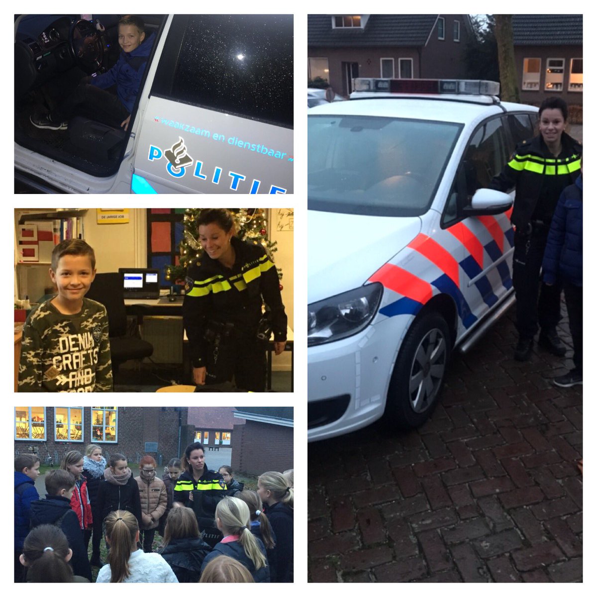 markverspeek4's tweet photo. Gijs had vandaag na weken van voorbereiding eindelijk zijn spreekbeurt over de politie. Gezien de reacties van zijn klasgenootjes groep 6 van basisschool Voordeldonk helemaal geslaagd. Met speciale dank aan Arthur van der Heijden en Karin Van de Kerkhof 👍 https://t.co/YRvMf93rGe