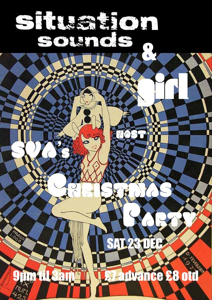 The BEST Christmas party coming up with <a href="/SituationSounds/">Situationism</a> and the GIRL DJ collective...Glitter ball a go go ..spread the word