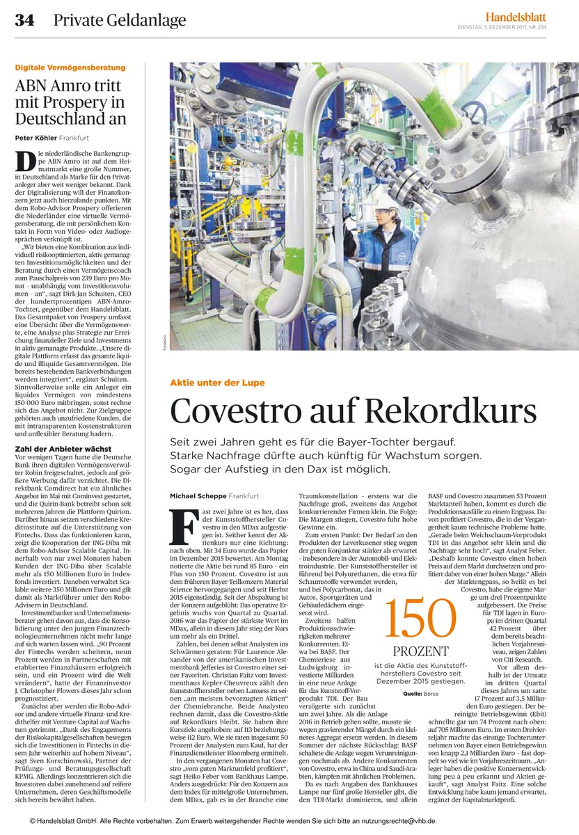 prosperyde's tweet photo. Interesting read in the @handelsblatt about Prospery's market entry and the development of digital wealth management offerings. #Prospery #FinTech #digital #WealthManagement https://t.co/RMXdhNfxvo