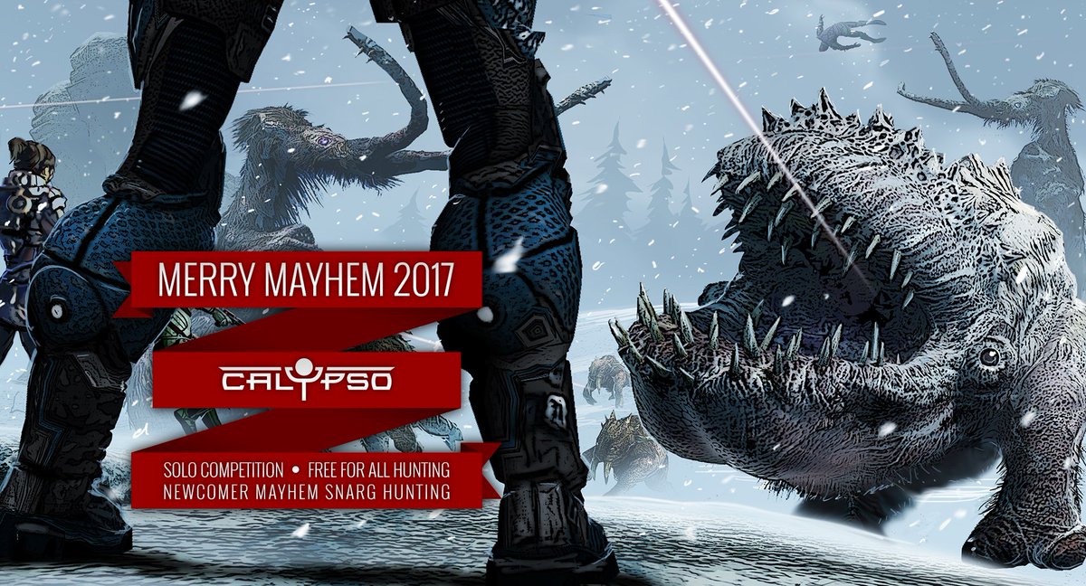 Merry Mayhem 2017 starts today, Dec. 15, 14:00:00 UTC! Full details: goo.gl/i9Vyiu
- Item-Exchangeable Mayhem Tokens (valid all year) 
- Christmas Strongbox after every completed round...

#entropiauniverse #merrymayhem #virtualworld #MMORPG

 <a href="/ShoutGamers/">Shout Gamers</a> <a href="/DNR_CREW/">DNR_CREW</a>