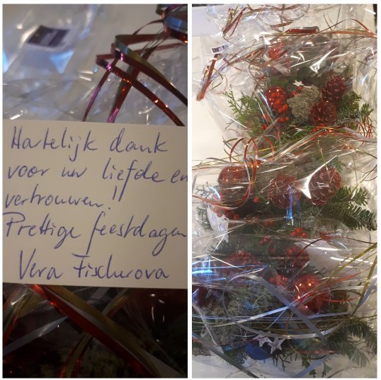 Een superleuke verrassing gekregen van een tevreden telefoonklant voor het hele team. #blijmee #trots #telefoonbeantwoording