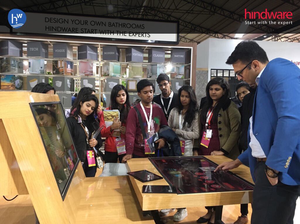 Hindware_India's tweet photo. Hindware’s innovative technology on full display at our stall at #acetech2017! Bespoke Bathrooms in #VirtualReality, #AugmentedReality and 3D Digi Assist. https://t.co/UziIQs3Hyq