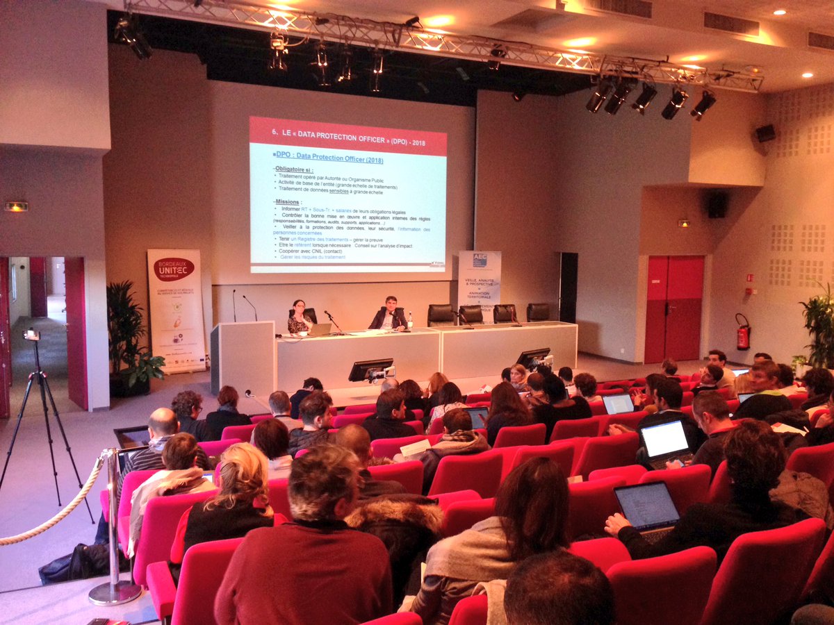 old_UNITEC's tweet photo. "La protection de vos données personnelles est un véritable avantage concurrentiel et non une contrainte" - @FIDAL_avocats lors de notre atelier #RGPD 🔐
#Data #Privacy #cybersécurité https://t.co/20ekxfPhWv