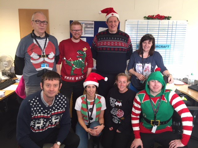 klmukeng's tweet photo. @klmukecareers team are raising money for #christmasjumperday2017 #SaveTheChildren @savethechildren by wearing Christmas Jumpers &amp; donating money! #ChristmasJumperDay #Christmasjumper #charity #christmas #doingsomethingpositive https://t.co/ehcP1jGkjr