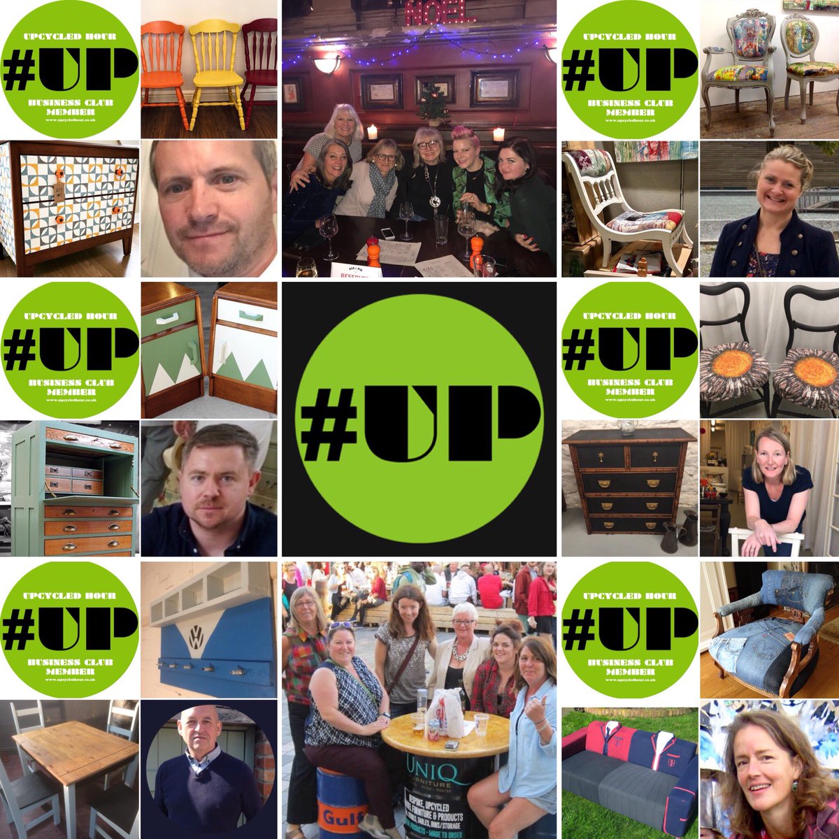 Thanks for all the new follows this week, for likes, comments &amp; RTs. And as we roll up to Christmas, one of my many big thank you’s to the #UpcycledHour #BusinessClub for all their hard word, good humour, support of each other as well as our platform &amp; for #elevatingupcycling