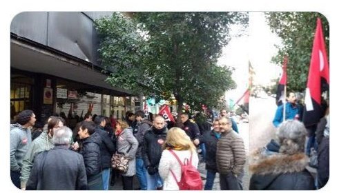 Delegadas y Delegados de #CCOO presentes en el SIMA apoyando la firma del convenio #TIC #ConvenioTIC
