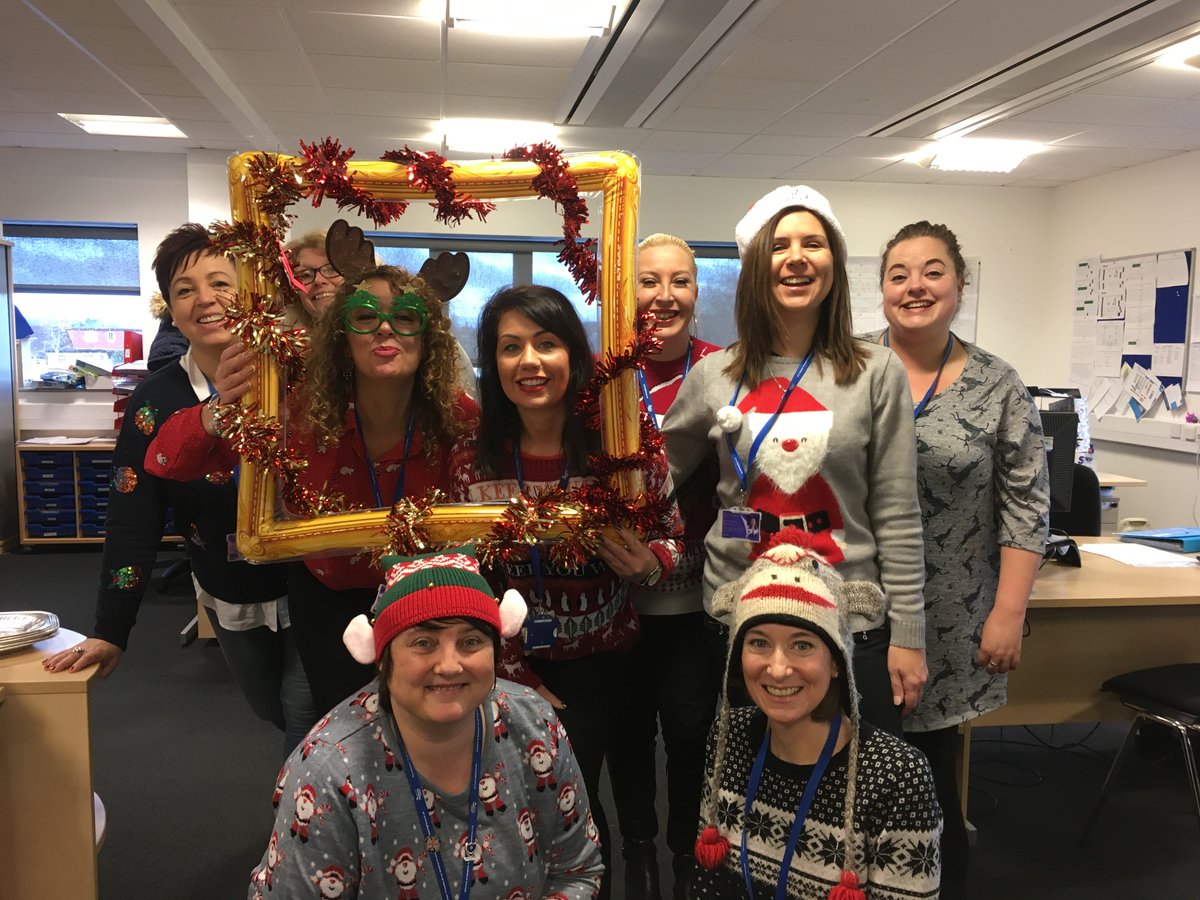 yourCOPC's tweet photo. So many amazing #Christmas jumpers! Well done everyone. Don't forget you can still donate to Portsmouth's Second Chance Children's Charity by visiting any of our reception desks. #ChristmasJumperDay @HighburyJournos @HighburySalons @PortsmouthProud https://t.co/ydEyS2q5Vl