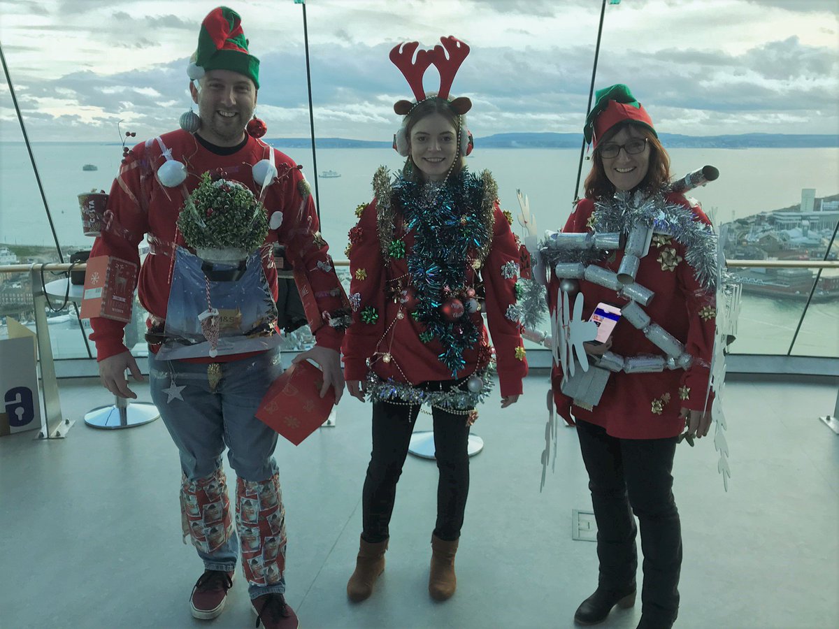 Meet the candidates of our Christmas Party Apprentice-style task. Who can get the most decorations in 90mins with £20! #BBCApprentice @SpinnakerTower