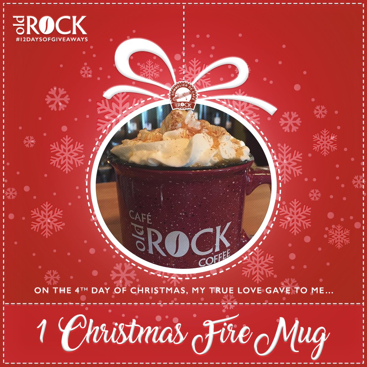 OldRockCoffee's tweet photo. 🤶🎄 On the 4th day of Christmas, my true love gave to me.. 1 Christmas Fire Mug!  🔥☕ Like, share and enter the #12DaysOfGiveaways contest by filling the form on our Facebook Page (Giveaway Tab) or on our website! 💝🎁 #LocallyRoasted #Coffee #Sudbury https://t.co/88tmOM1Cny https://t.co/U3ouVjlSuI