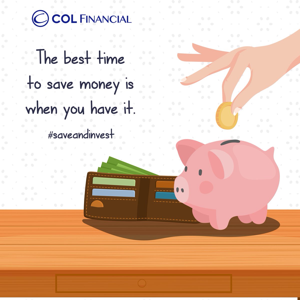 colfinancial's tweet photo. Don't forget to set aside money from your salary for you to #saveandinvest! :)
#COLFinancial #ForARicherLife https://t.co/CzZHkJ7SM7