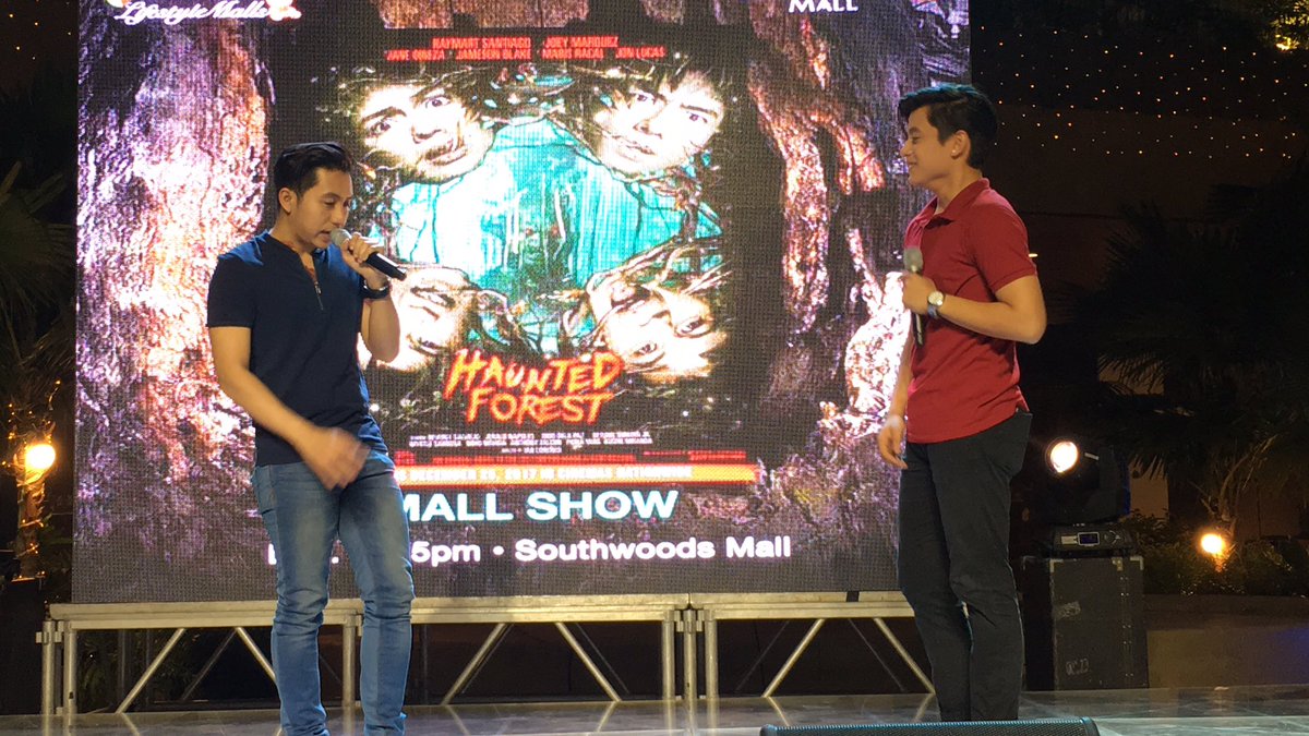 RegalFilms's tweet photo. Kelvin Miranda Live in Southwoods Mall! #HauntedForest10DaysToGo https://t.co/7NsjdPYIot