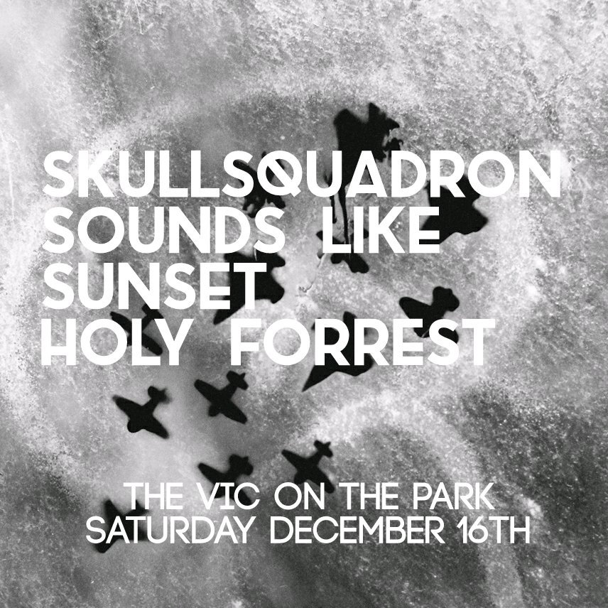 skullsquadron_'s tweet photo. Tomorrow night. Free entry. @skullsquadron_ + @SunsetVolcano + Holy Forrest @viconthepark Sat. Dec 16th #shoegaze #pedals #wallofnoise #skullsquadron #jazzmaster #soundslikesunset #delay #reverb #crunch #bass #echo #holyforrest #dreampop #pedalboard #live https://t.co/uBCtGR5NXw