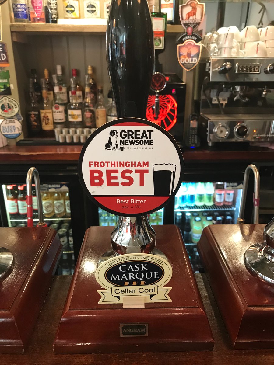 CornExchangeHU1's tweet photo. @greatnewsome frothingham best is going down a treat! #cornexchangehull #greatnewsome https://t.co/ocn8bURP1Y