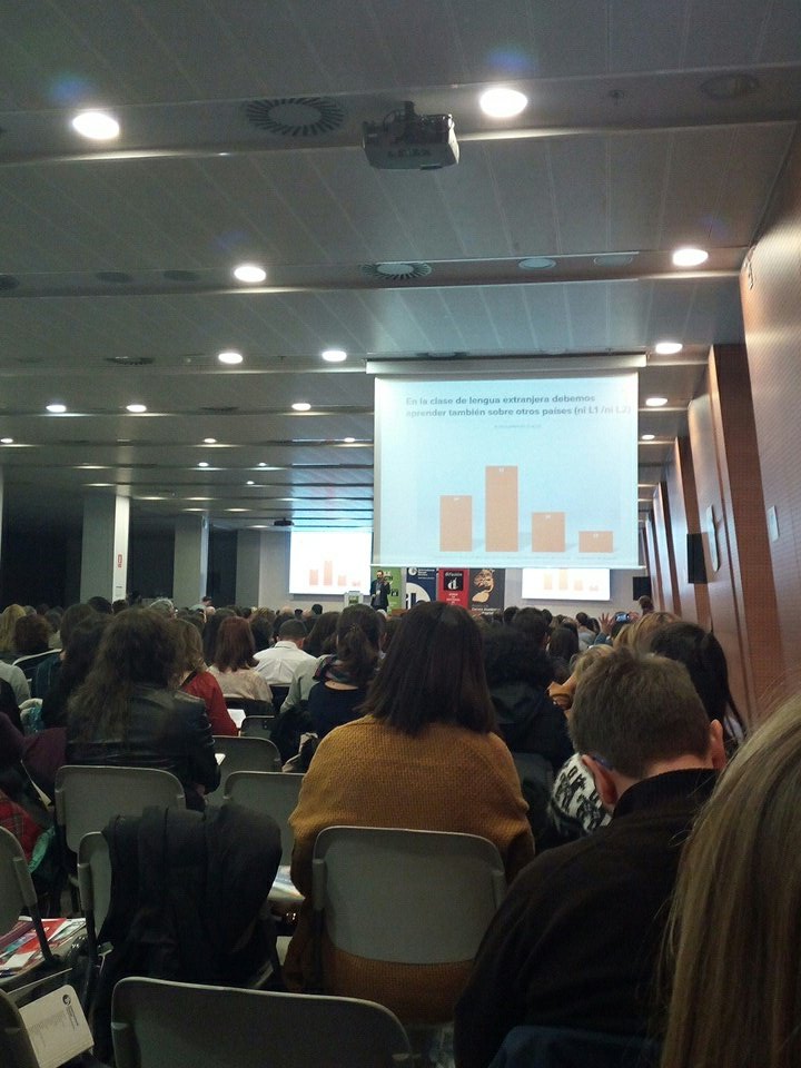 marigelster's tweet image. En #ELEBCN con @JLopez_Medina  hablando de #competenciaintercultural