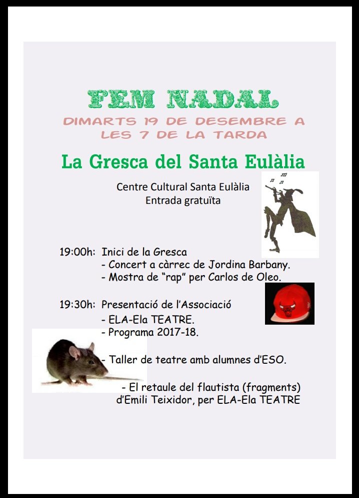 Associació ELA - ελα Teatre tweet media