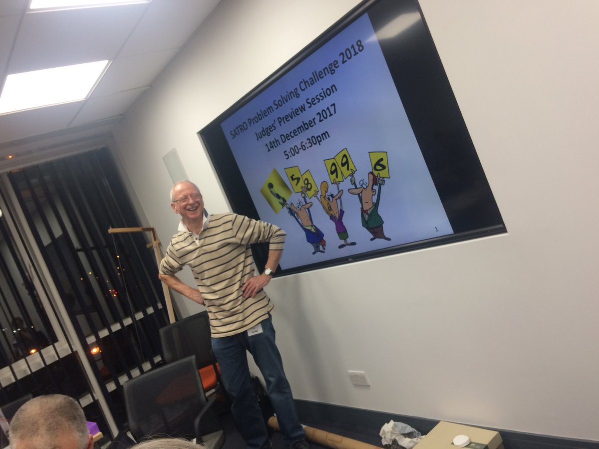 SurreySatro's tweet photo. We had our #ProblemSolvingChallenge Judges Preview Session last night! Thank you to all of those who took up their time to come along. We couldn't do it without you! The man behind it all... https://t.co/W6aQ0YYUil