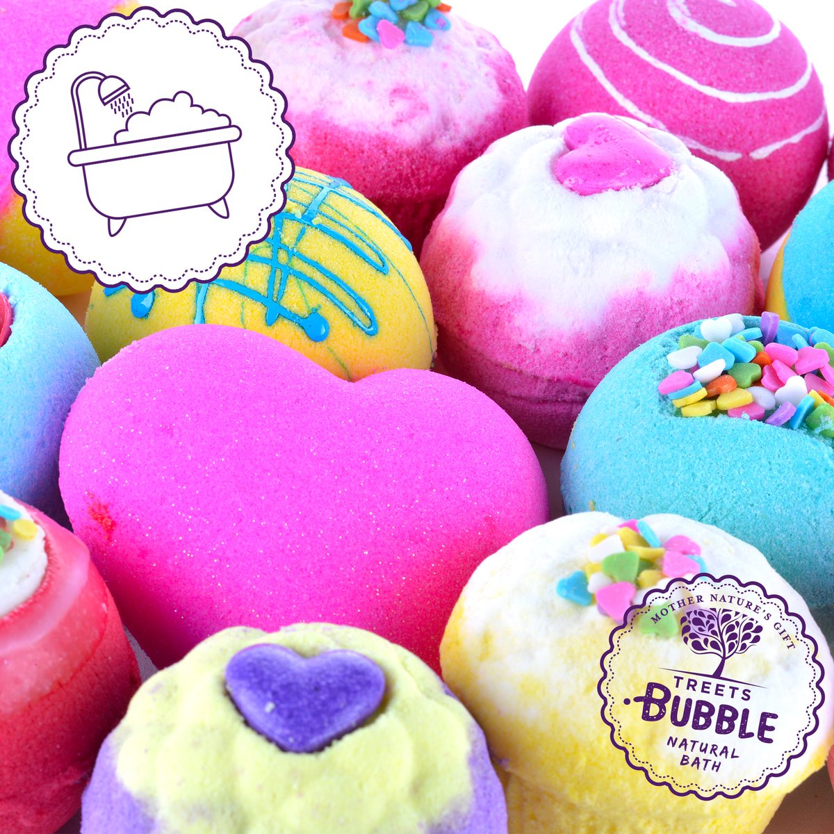 treets_spain's tweet photo. ¿Te las llevas? 😍 Con #TreetsBubble el #baño se llenará de aromas deliciosos y colores intensos 🛀 #bombas #bombasdebaño #Treets #fun https://t.co/P7Lw3Rleig