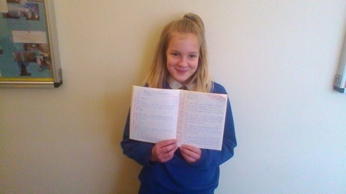 WfieldPrimary's tweet photo. You're such a superstar Amber. Well done keep up the Fantastic work #WFGoodWork #WFY6 https://t.co/6QUFPk92rj