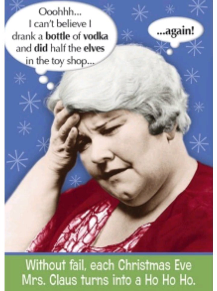 Diannejojo10's tweet photo. The season of embarrassment 🎅 #drinksensible #blackeyefriday #christmasdrinks https://t.co/q51PQbMLpC