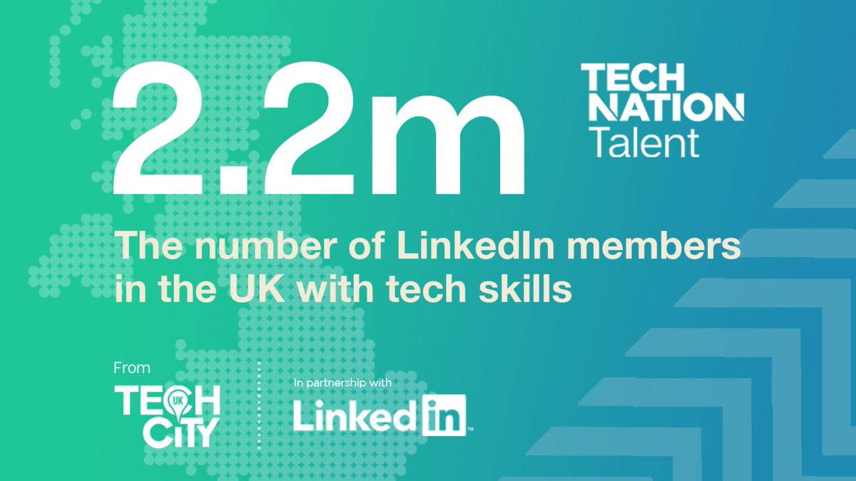 TechNation's tweet image. Our new #TechNation Talent report is out! We explored the abundance of tech skills in the UK in partnership with @LinkedInUK 

Find out more: techcityuk.com/blog/2017/12/t…