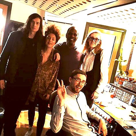 MoPleasure's tweet photo. Thank you Viv &amp; #NeilGoody @ThePremisesStudios for a great #recordingexperience! (The food is really good there too!) 
#GeorgiaandtheVintageYouth #ThePremisesStudios  #MPM #MoPleasureMusic #London https://t.co/EczAOOG9bh