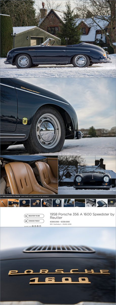 jasondoddphoto's tweet photo. https://t.co/RrbTbabCuw @PorscheRetail #classiccar #photography for @rmsothebys #parisauction next year #356Speedster with @ProfotoUK trio of lighting, bonus having the #snow available on the day https://t.co/ptASxhshgP