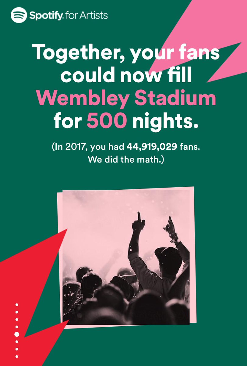 TheVampsband's tweet photo. Whaaaaaa? #Vamily this is mental! @Spotify @SpotifyUK thankyou so much for the support throughout the year https://t.co/YyJksckt1n