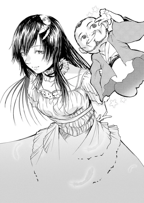 二冊目の表紙で今回は眞夜を描きました! (眞夜ちゃん以外のなにかがもし見えたのなら疲れてるんで寝たほうがいいです) 
