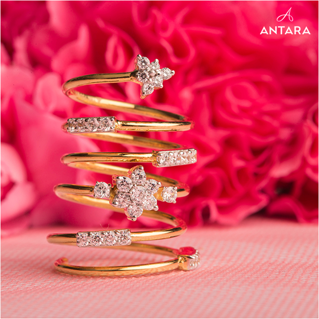 AntaraJewellery's tweet photo. Adding layers to your happiness with this gorgeous flora inspired diamond ring.#AntaraJewellery #Borivali #Dadar https://t.co/uzvSi63lPu