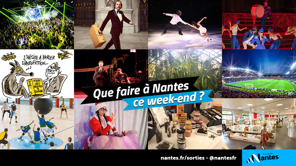 nantesfr's tweet photo. C'est le week-end ! Voici quelques #bonsplans pour occuper vos journées.
Rock, patinage, kinball, il y en a pour tous les goûts 👉
https://t.co/bxeXcR9cEu https://t.co/nMNpbs7H5z