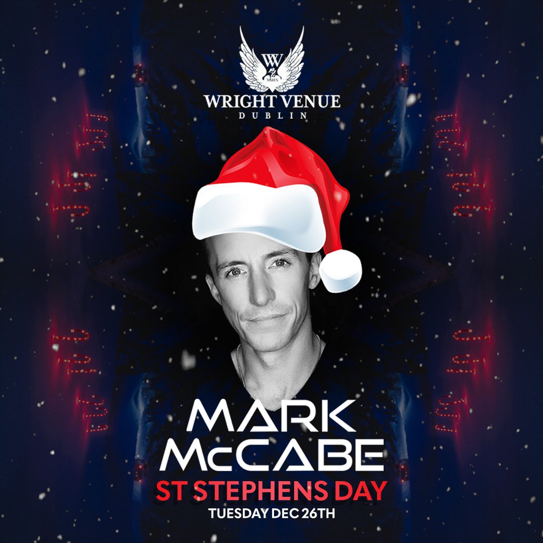 Looking like another huge St Stephens Day with <a href="/MarkMcCabeIE/">Mark McCabe</a> in what is turning into a Christmas tradition! Cheaplist: app.vipsy.co/thewrightvenue