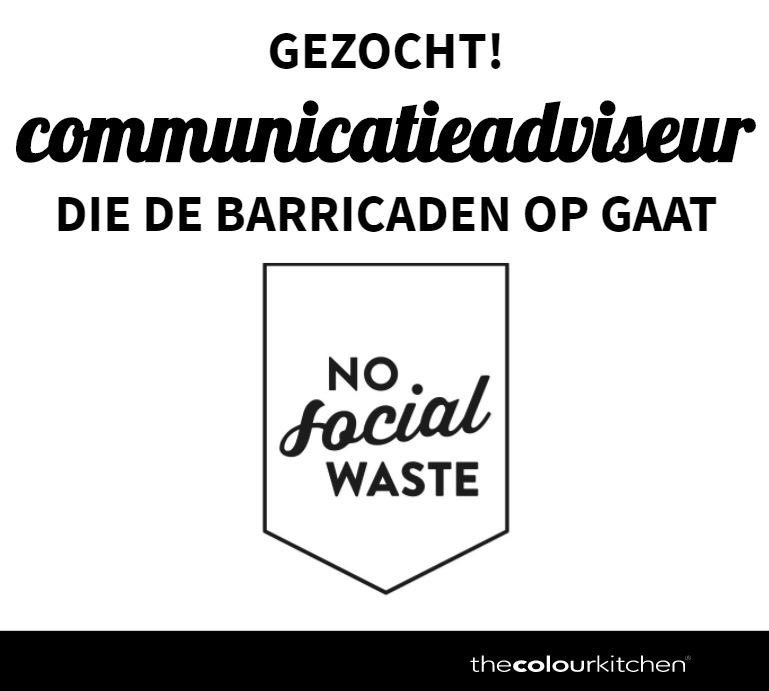 ColourKitchen's tweet photo. Wil jij de wereld veranderen met #nosocialwaste door van sociaal ondernemen het nieuwe normaal te maken? Bekijk hier onze vacature: https://t.co/0WaoIaekKm https://t.co/AbfC7aV3Xe
